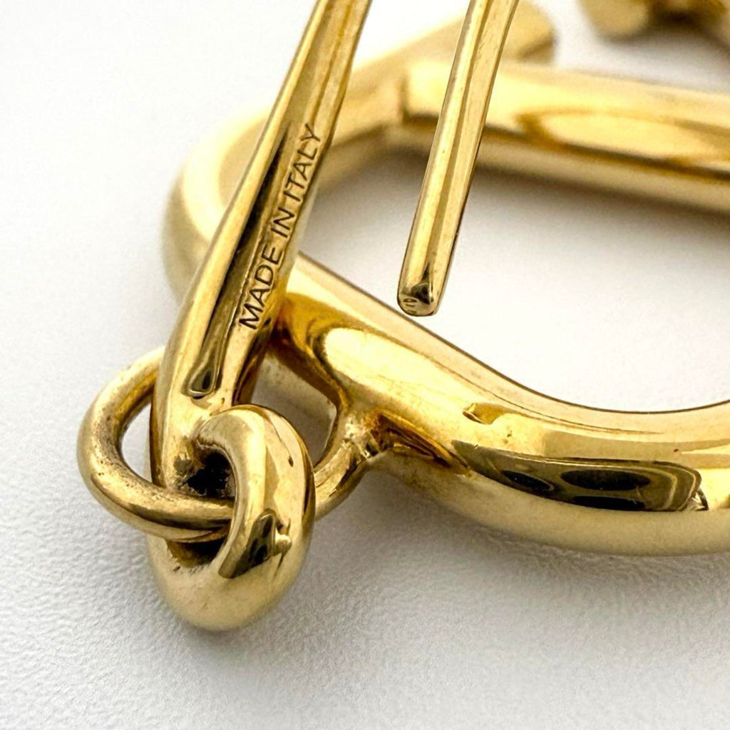 Logo Earrings Metal