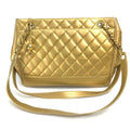 Vintage Slit Pocket Shoulder Bag Quilted Lambskin Medium