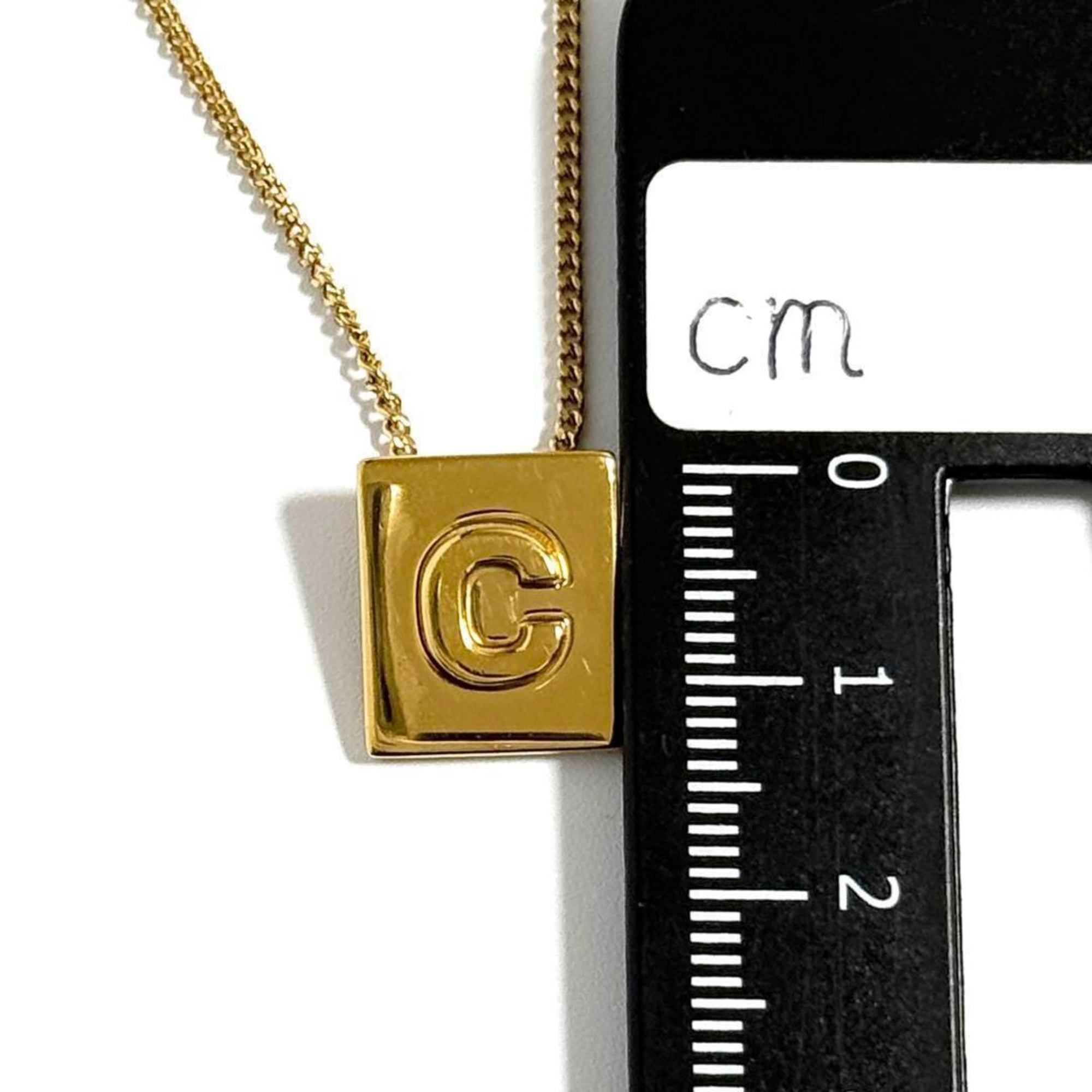 Alphabet Pendant Necklace Metal