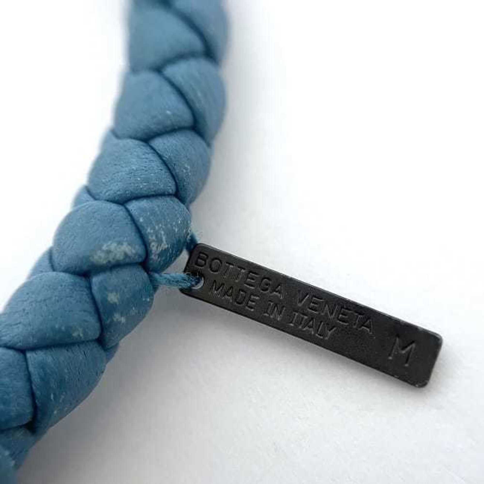 Leather Bracelet Light Blue