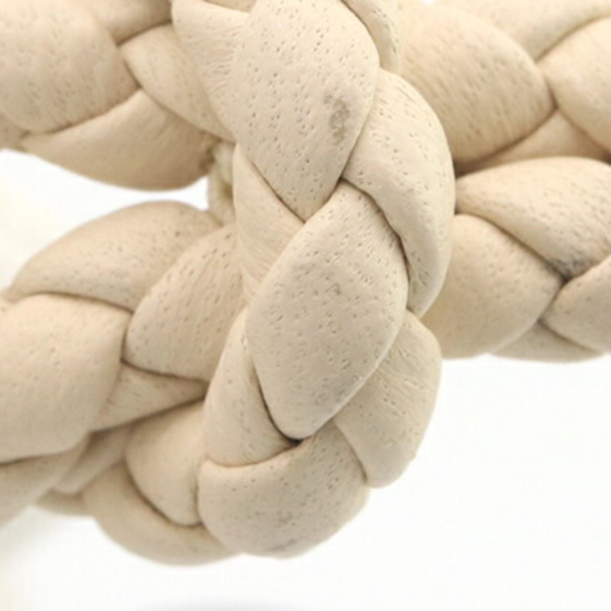 Intrecciato Bracelet Leather Ivory