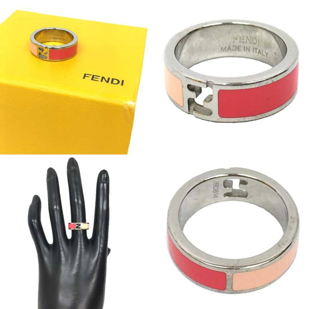 Bicolor Ring Brass Pink and Silver