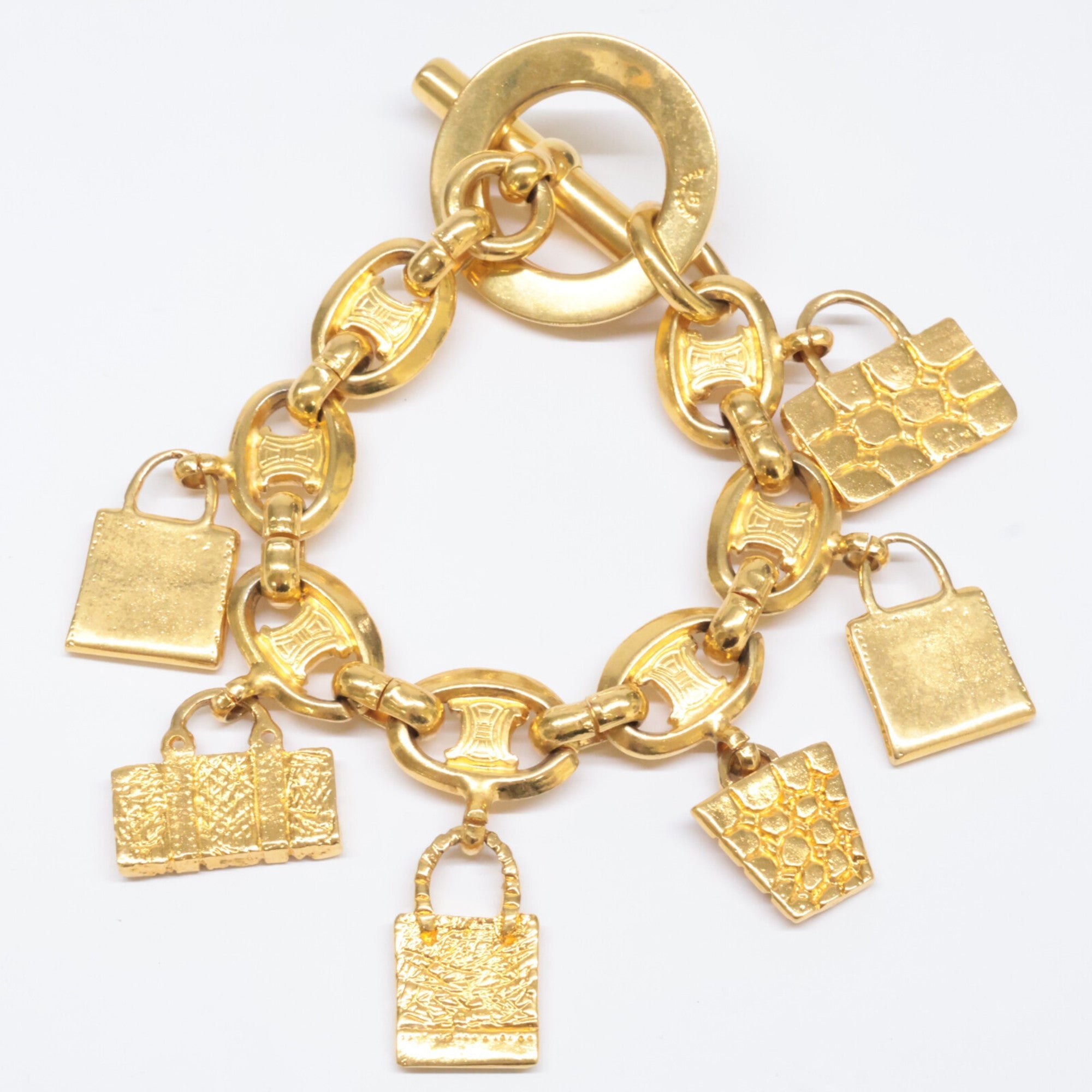 Charm Bracelet Metal Gold