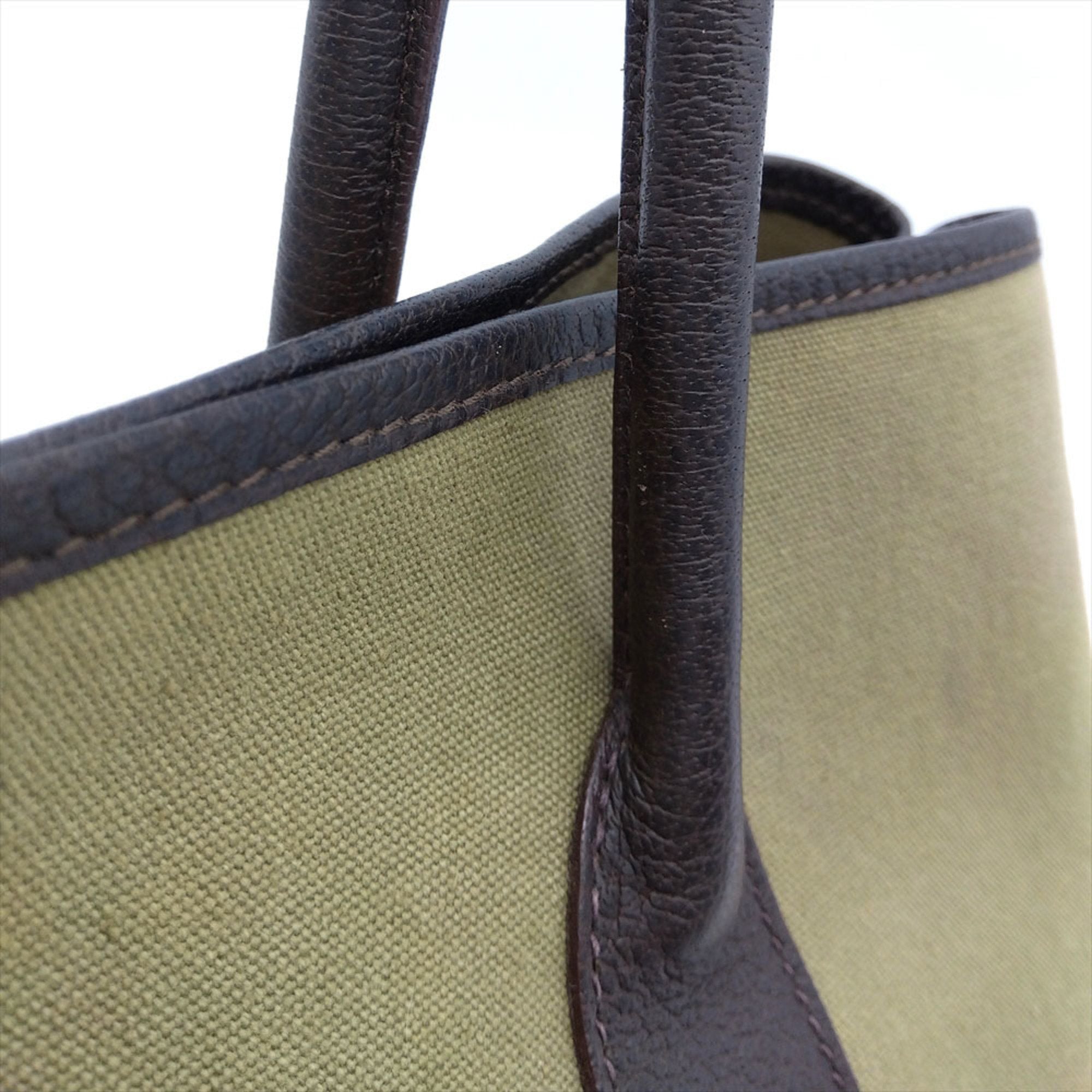 Garden Party Tote Toile and Leather 36