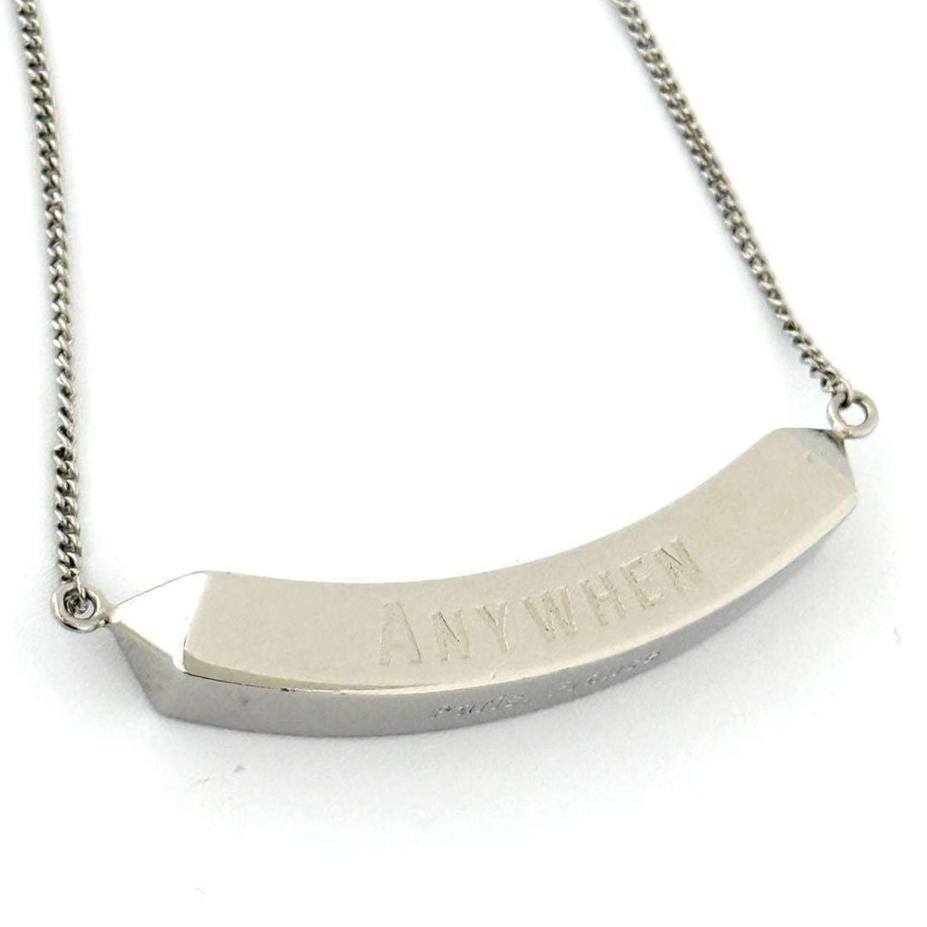 Pendant Necklace Silver Metal