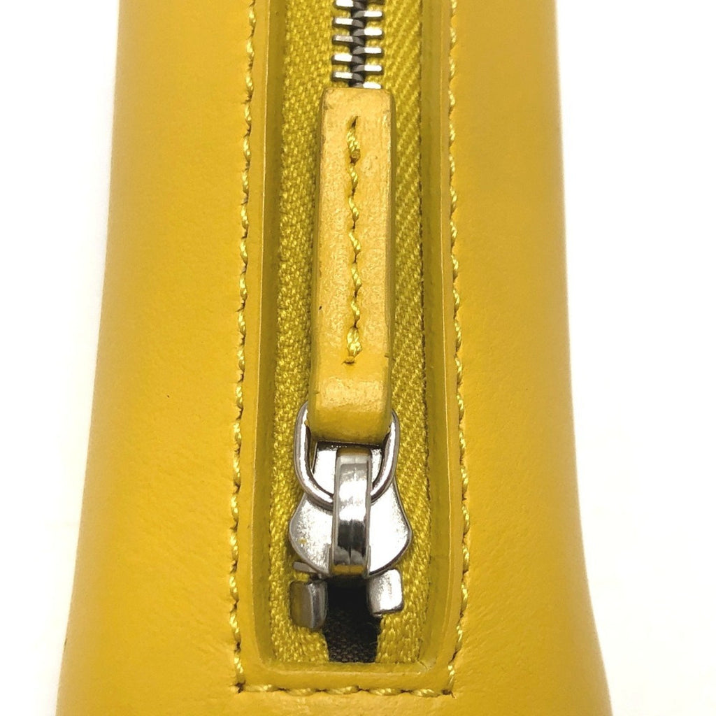 Bag Charm Leather Yellow Handbag Charm