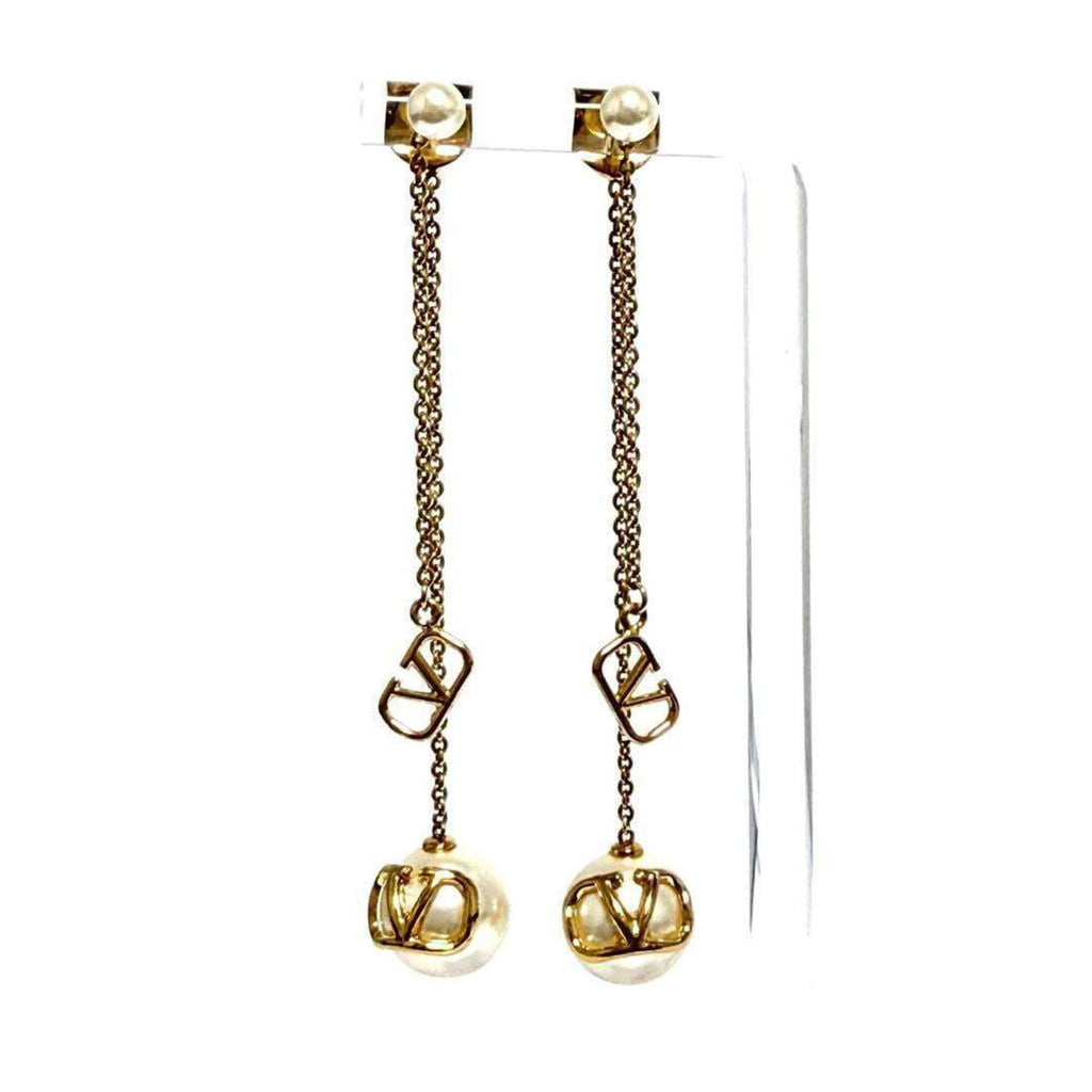 Logo Earrings Metal
