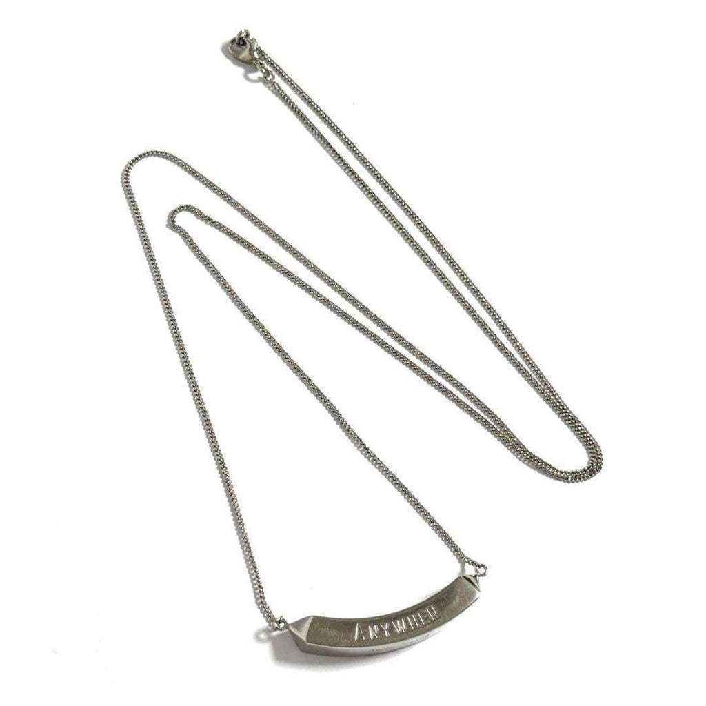 Pendant Necklace Silver Metal