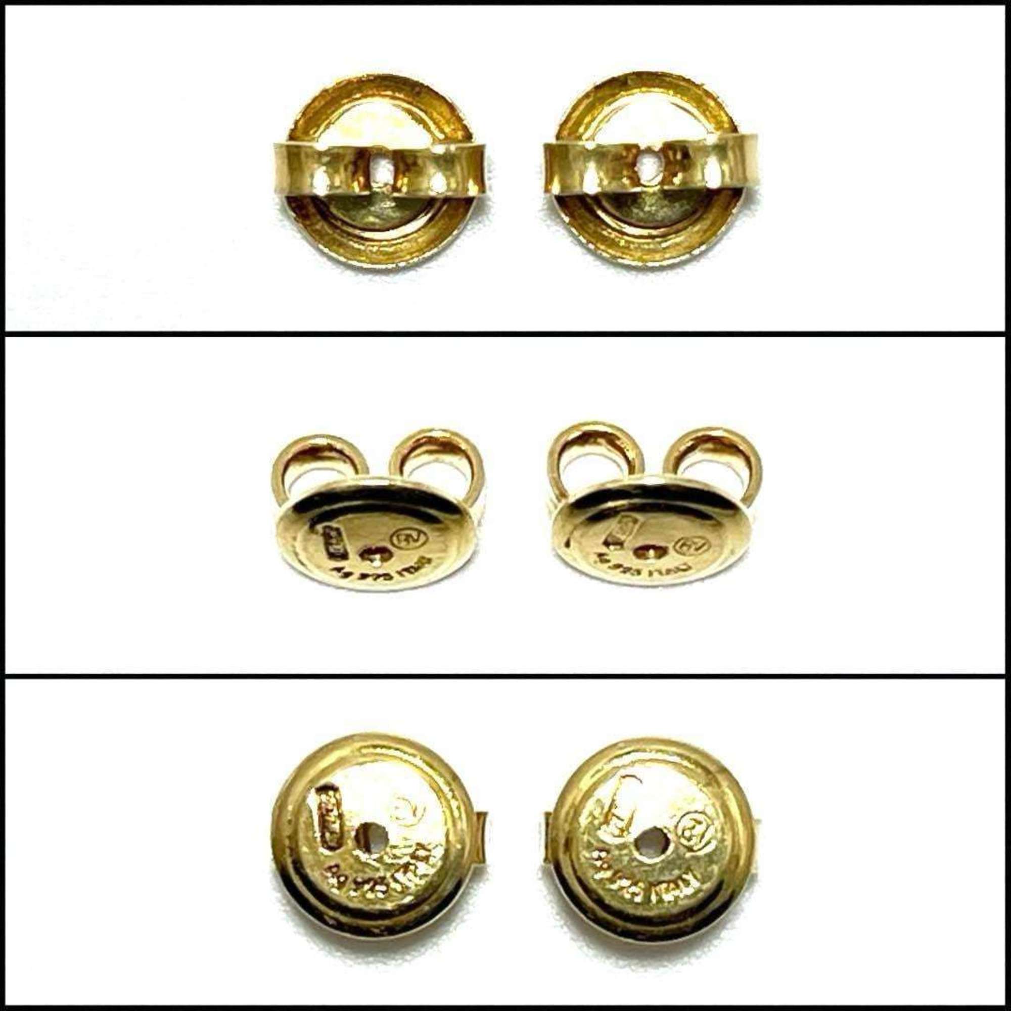 Earrings Hoop Gold and Sterling Silver