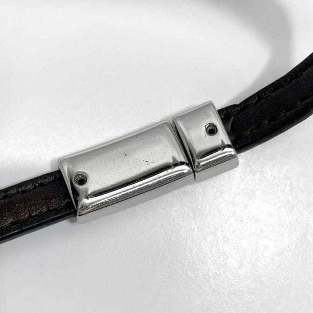 Bracelet Black Nero Leather and Metal