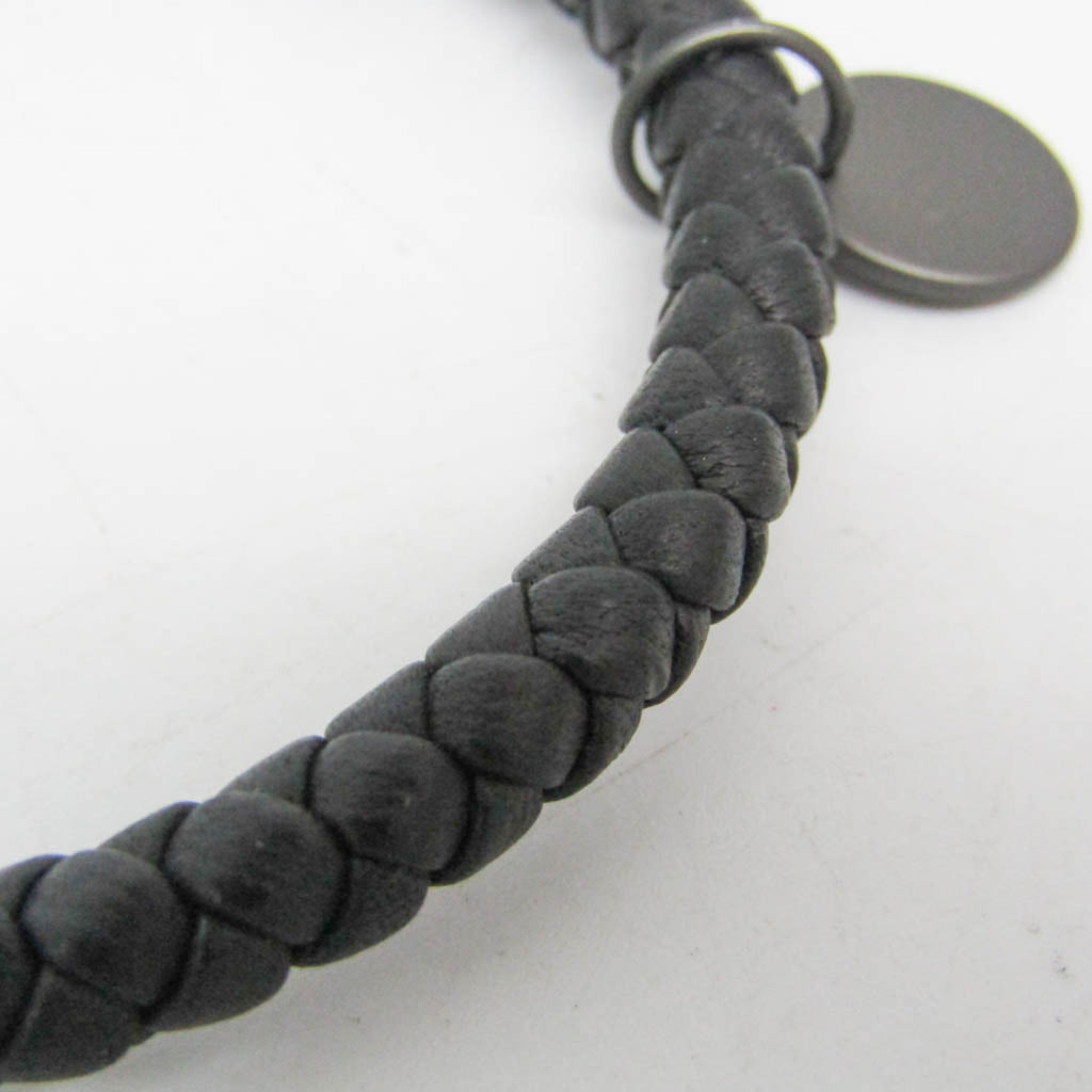 Intrecciato Bracelet Leather Black