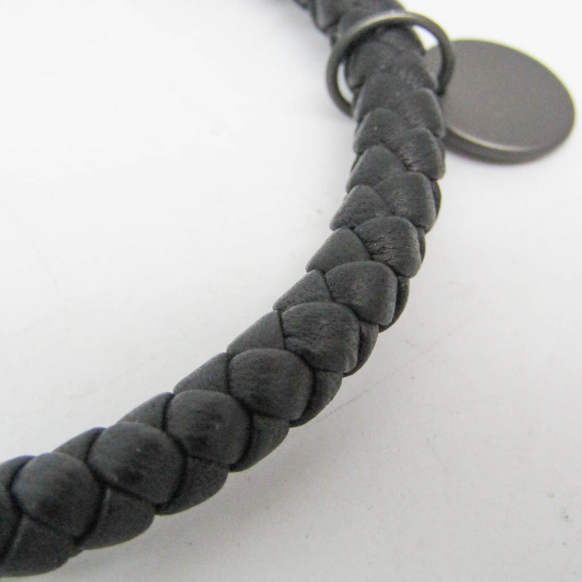 Intrecciato Bracelet Leather Black
