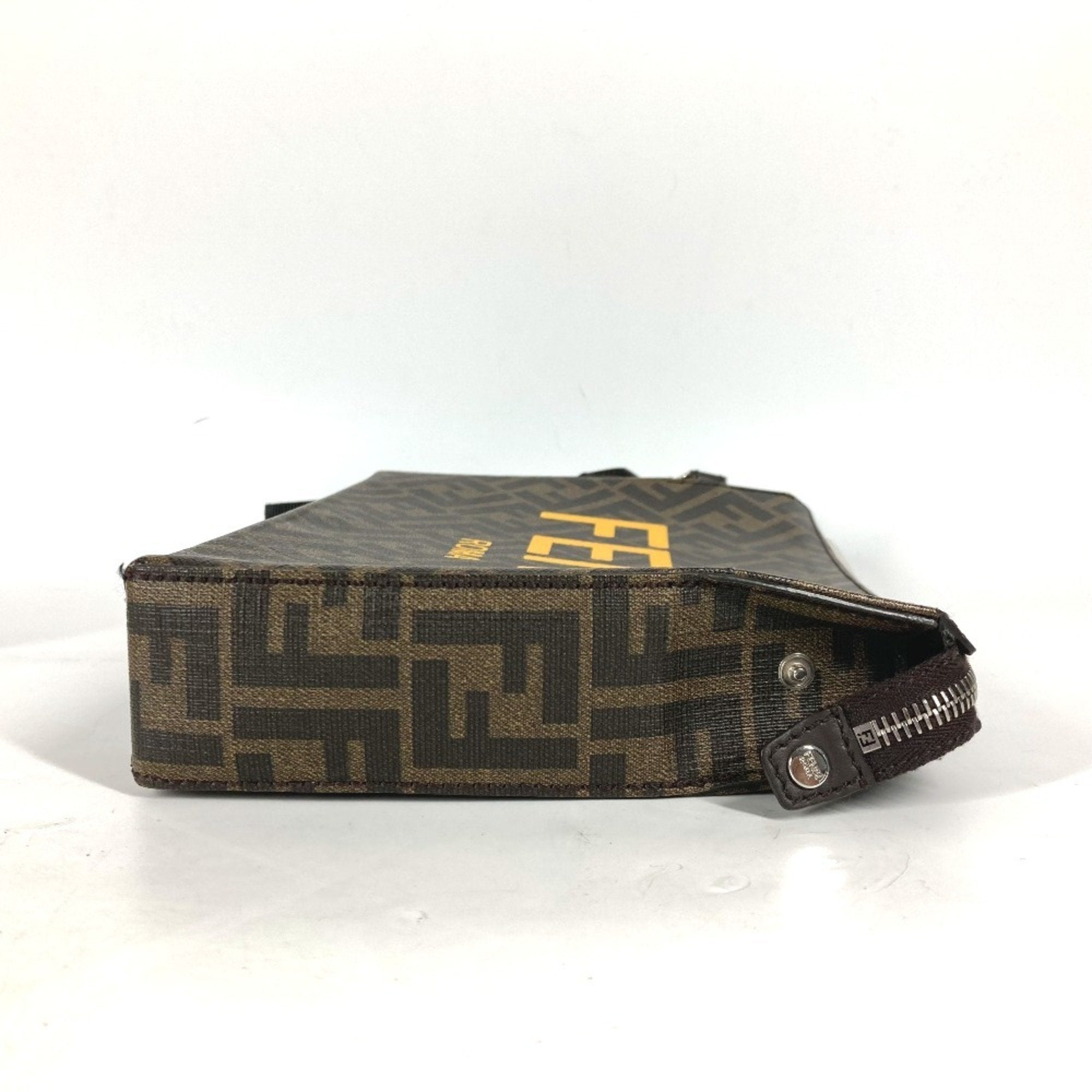 Logo Camera Case Bag Zucca Coated Canvas Medium