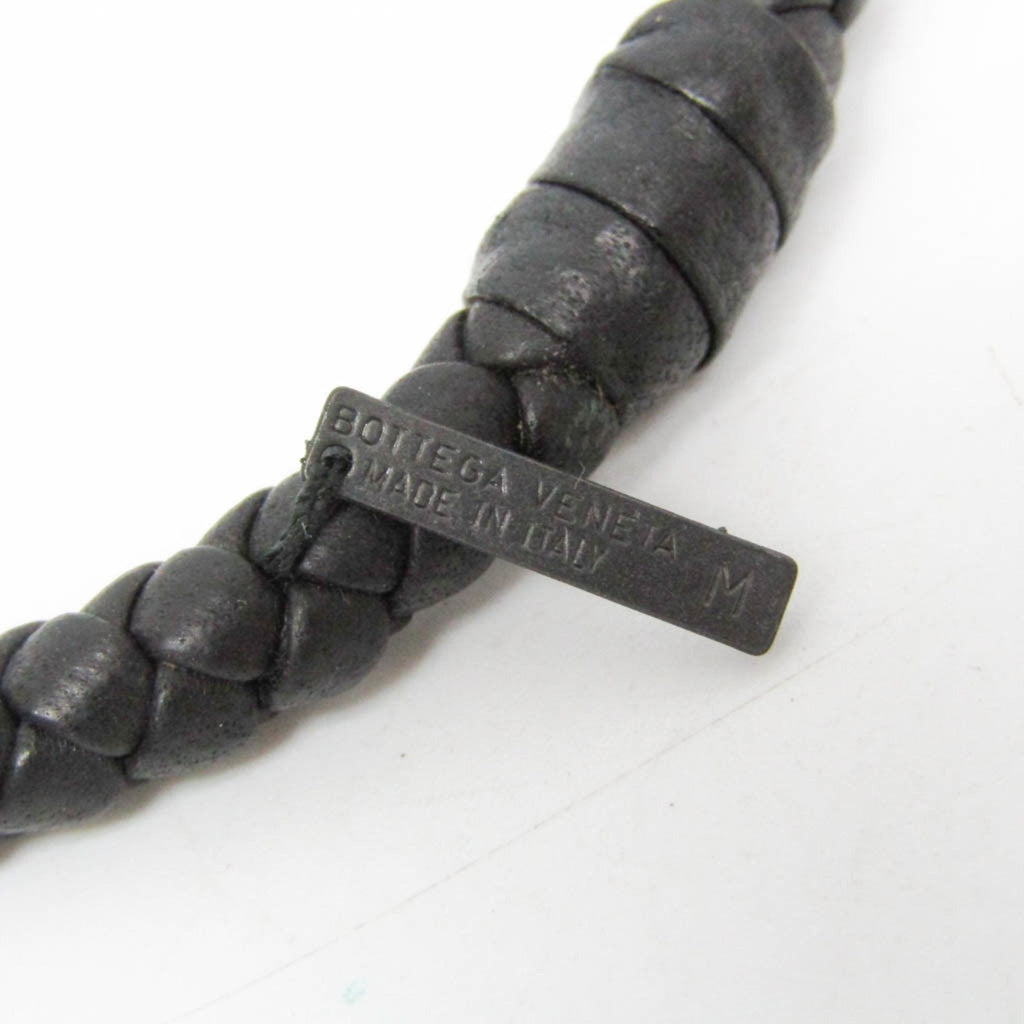 Intrecciato Bracelet Leather Black