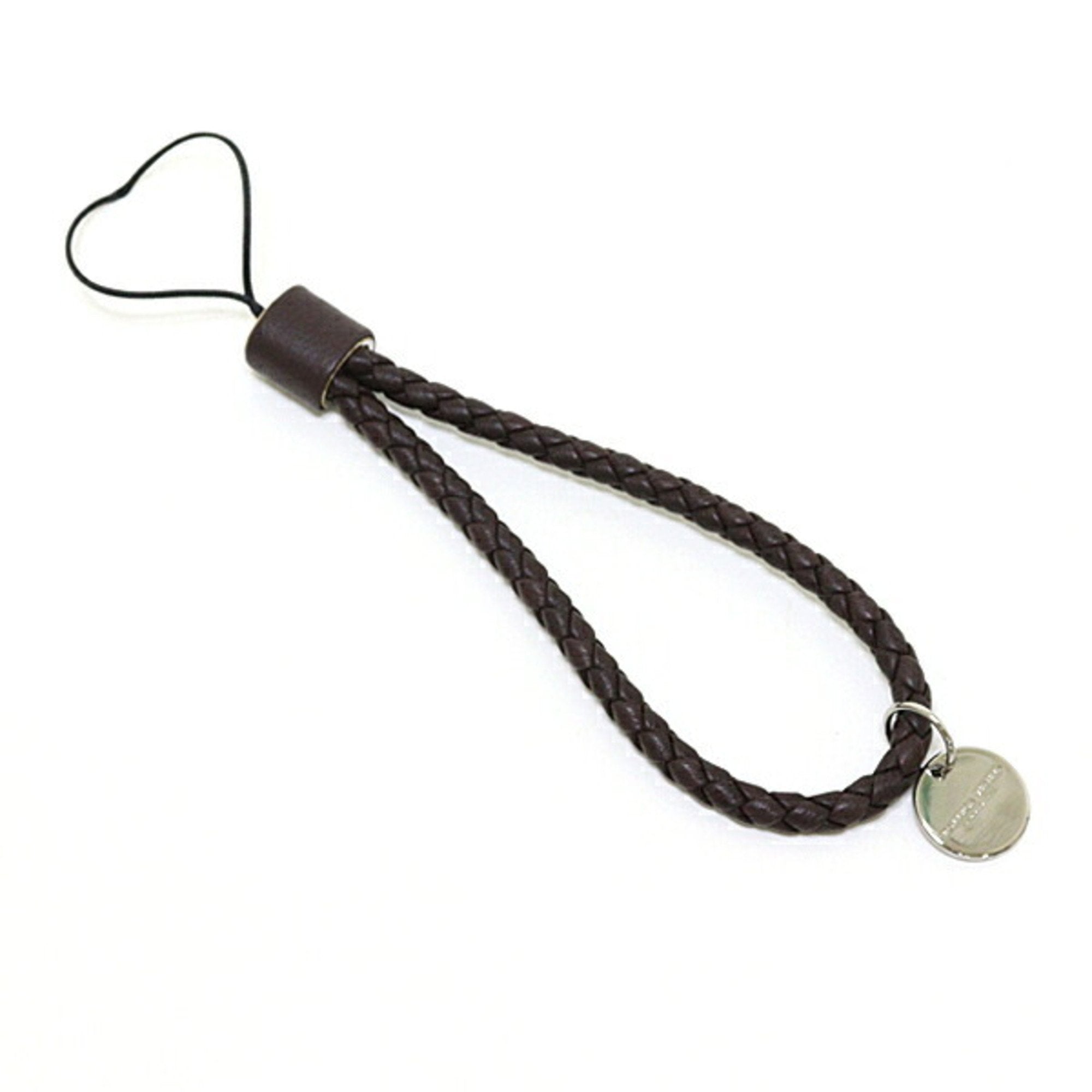 Charm Leather Dark Brown Handbag Charm