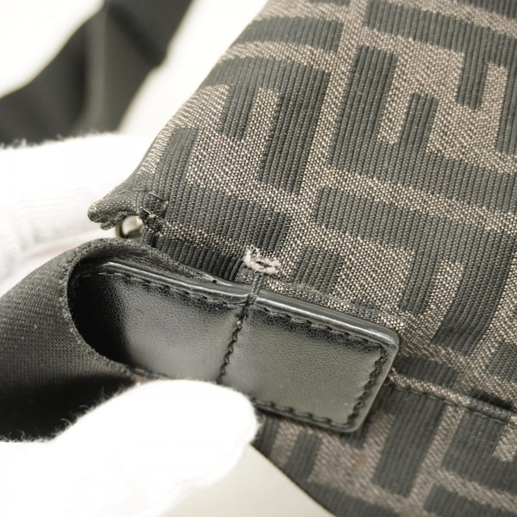 Logo Camera Case Bag Zucca Coated Canvas Medium