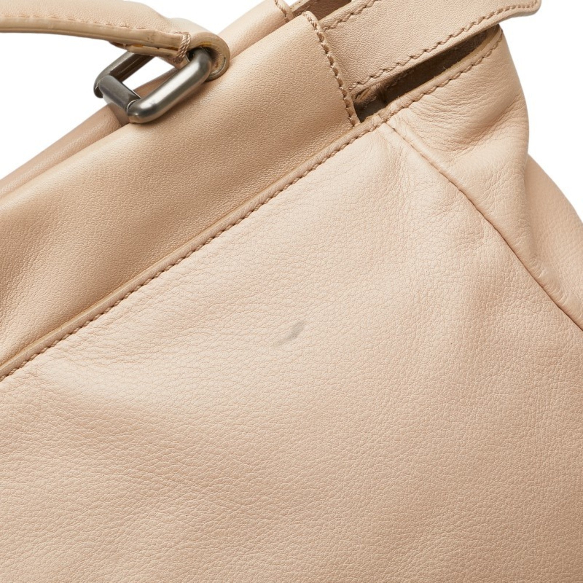 Peekaboo Bag Leather with Snakeskin Interior Large