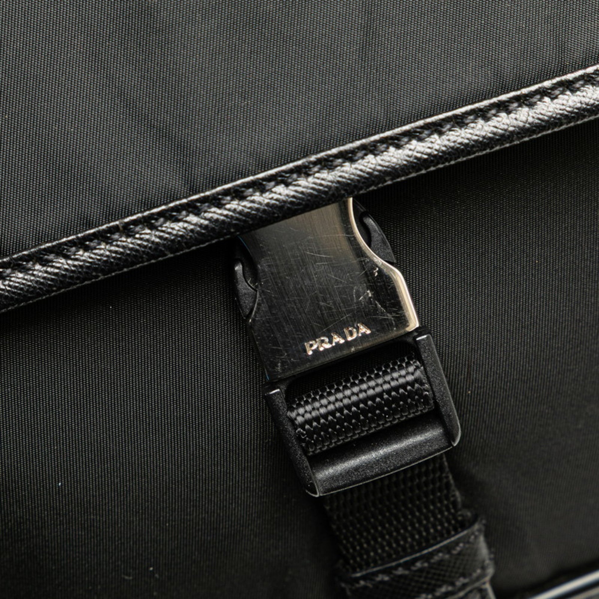Buckle Messenger Bag Tessuto Small