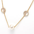 Pendant Necklace Gold Metal