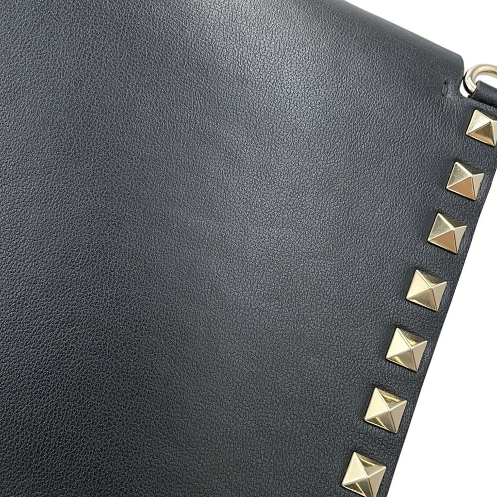Rockstud Front Handle Flap Bag Leather Small