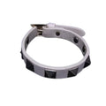 Charm Bracelet Leather Ivory