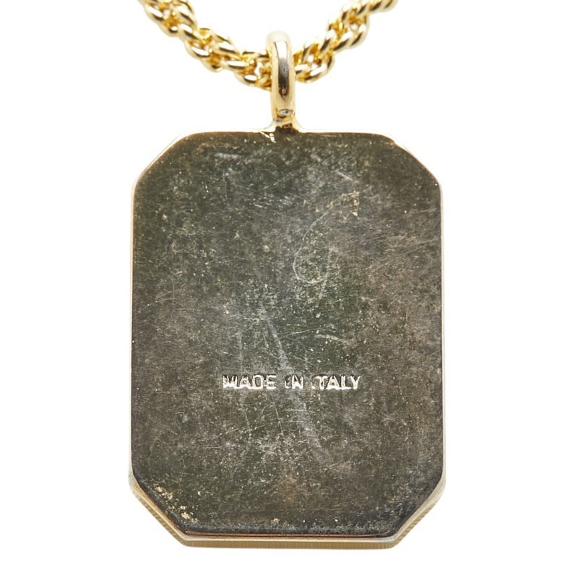 V Pendant Necklace Gold