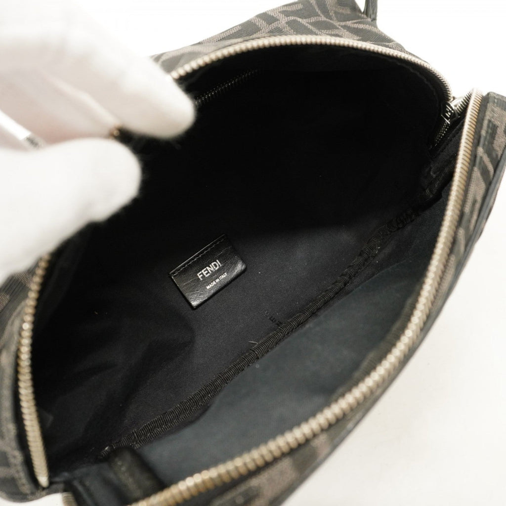 Logo Camera Case Bag Zucca Coated Canvas Medium