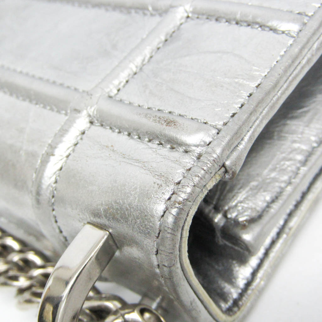 Diorama Clasp Flap Bag Crinkled Lambskin Medium
