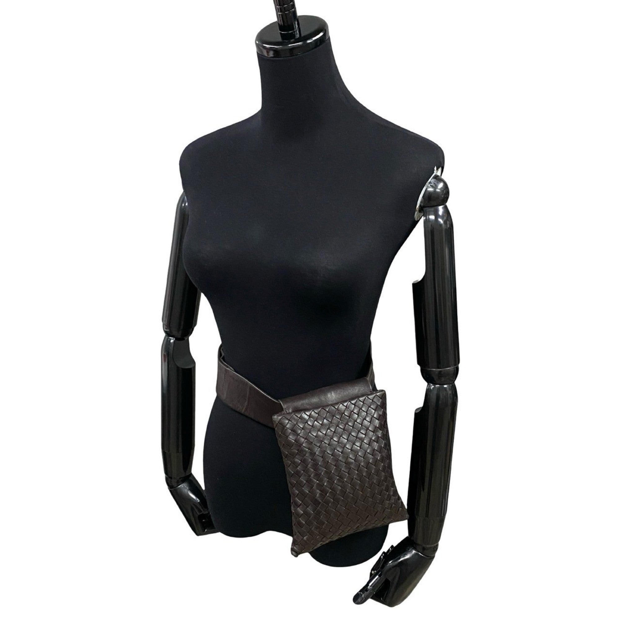 Virgule Shoulder Bag Intrecciato Nappa Small
