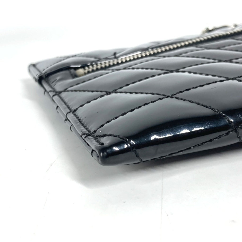 Kaleidoscope Clutch Quilted Patent Medium