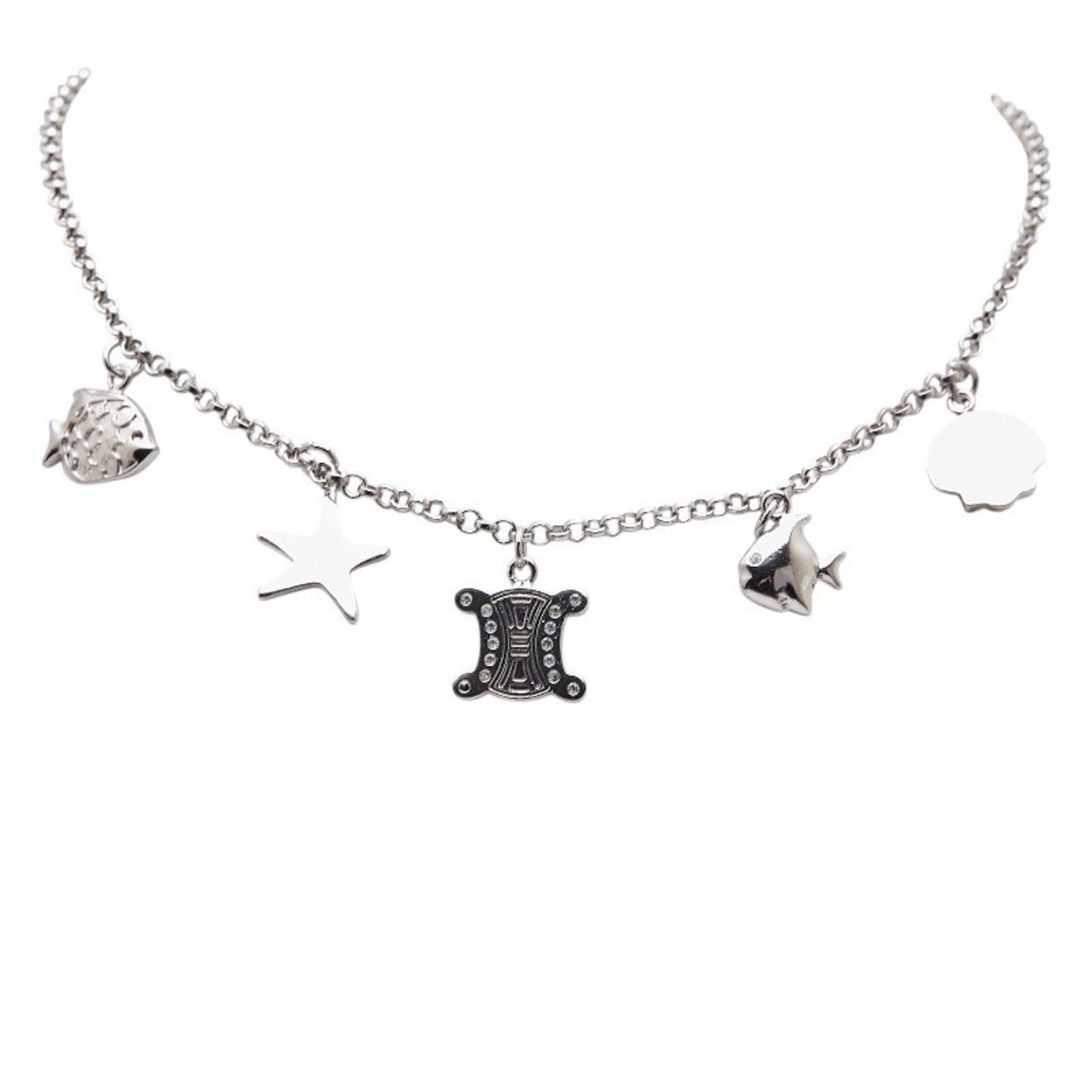 Pendant Necklace With Rhinestone