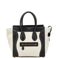 Luggage Bag Canvas and Leather Micro
