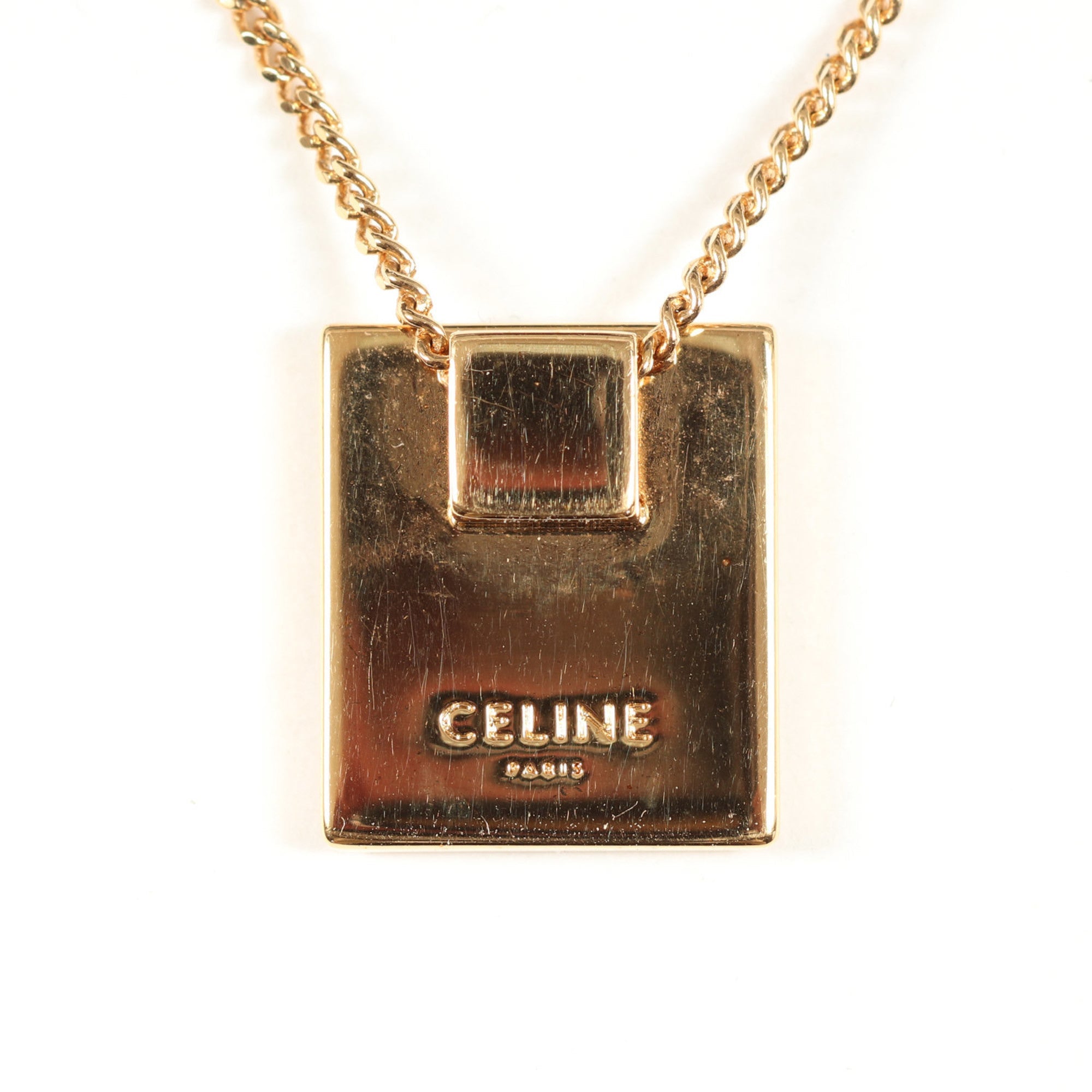 Alphabet T Pendant Necklace Gold
