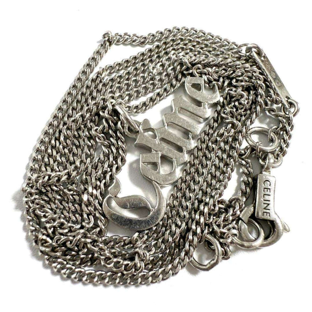 Gothic Pendant Necklace Sterling Silver