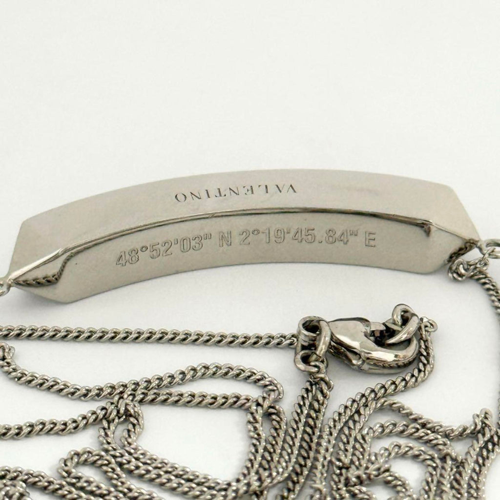 Pendant Necklace Silver Metal
