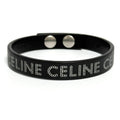 Monochrome Stud Bracelet Leather