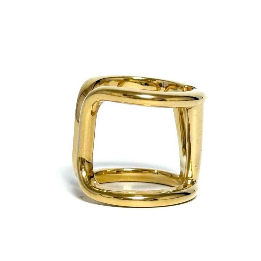 V Signature Ring Metal
