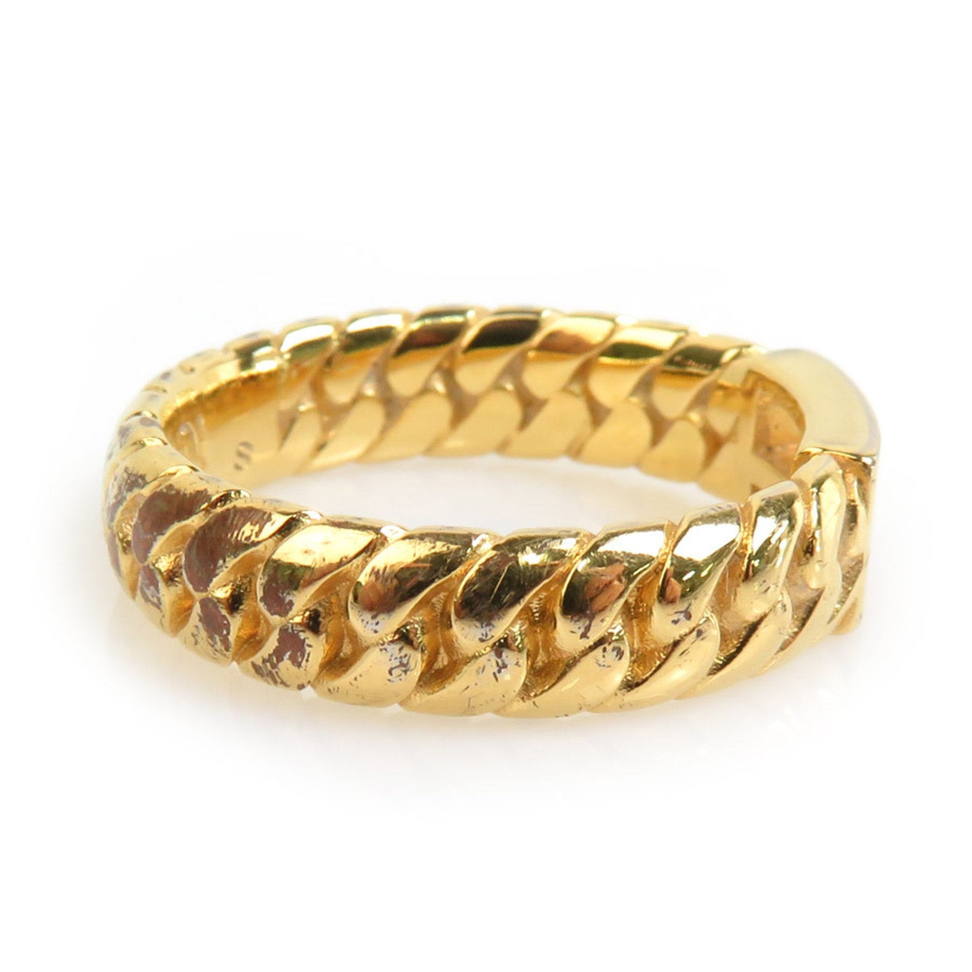 Baguette Ring Gold Metal