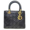 Vintage Lady Dior Bag Cannage Quilt Lambskin Medium