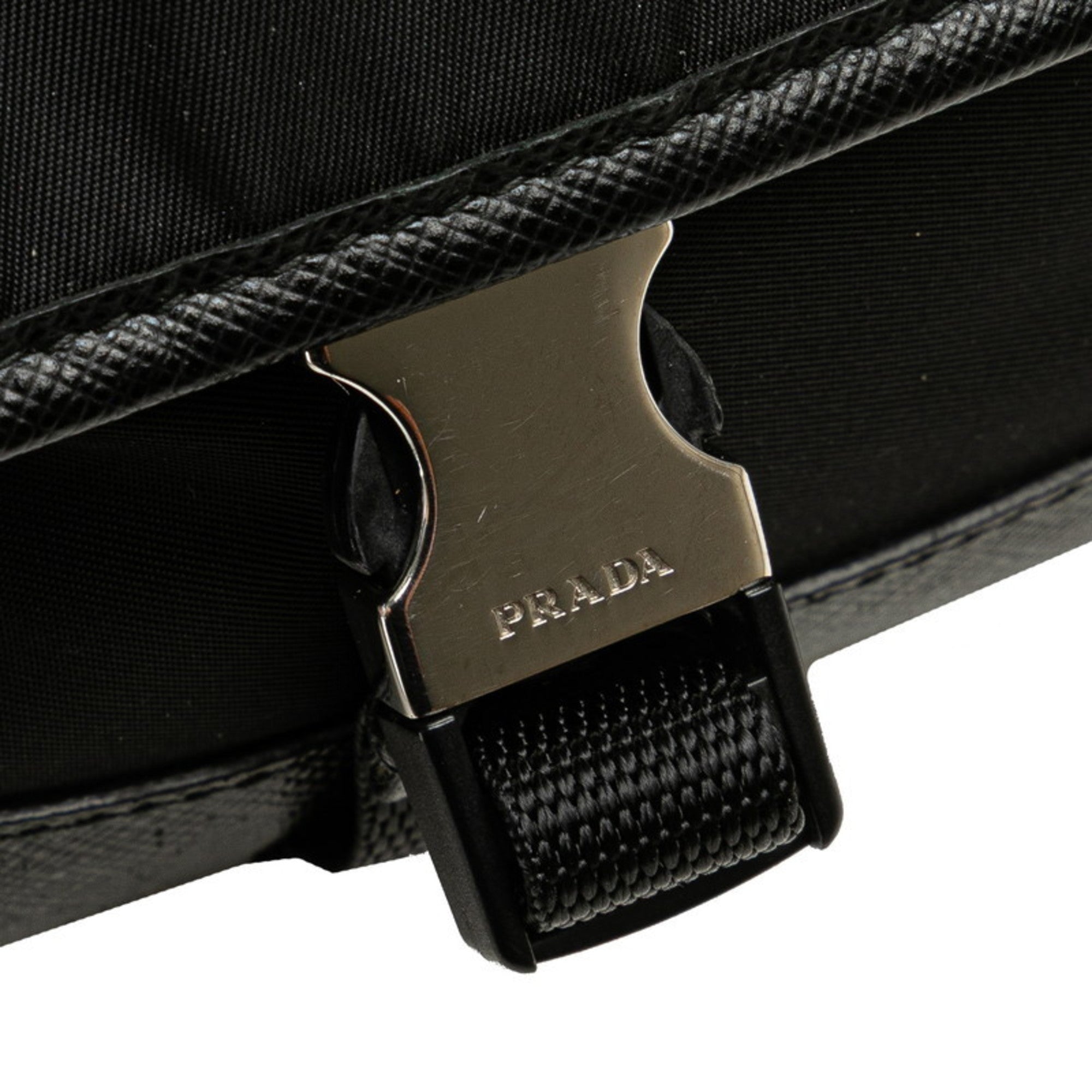 Buckle Messenger Bag Tessuto Small