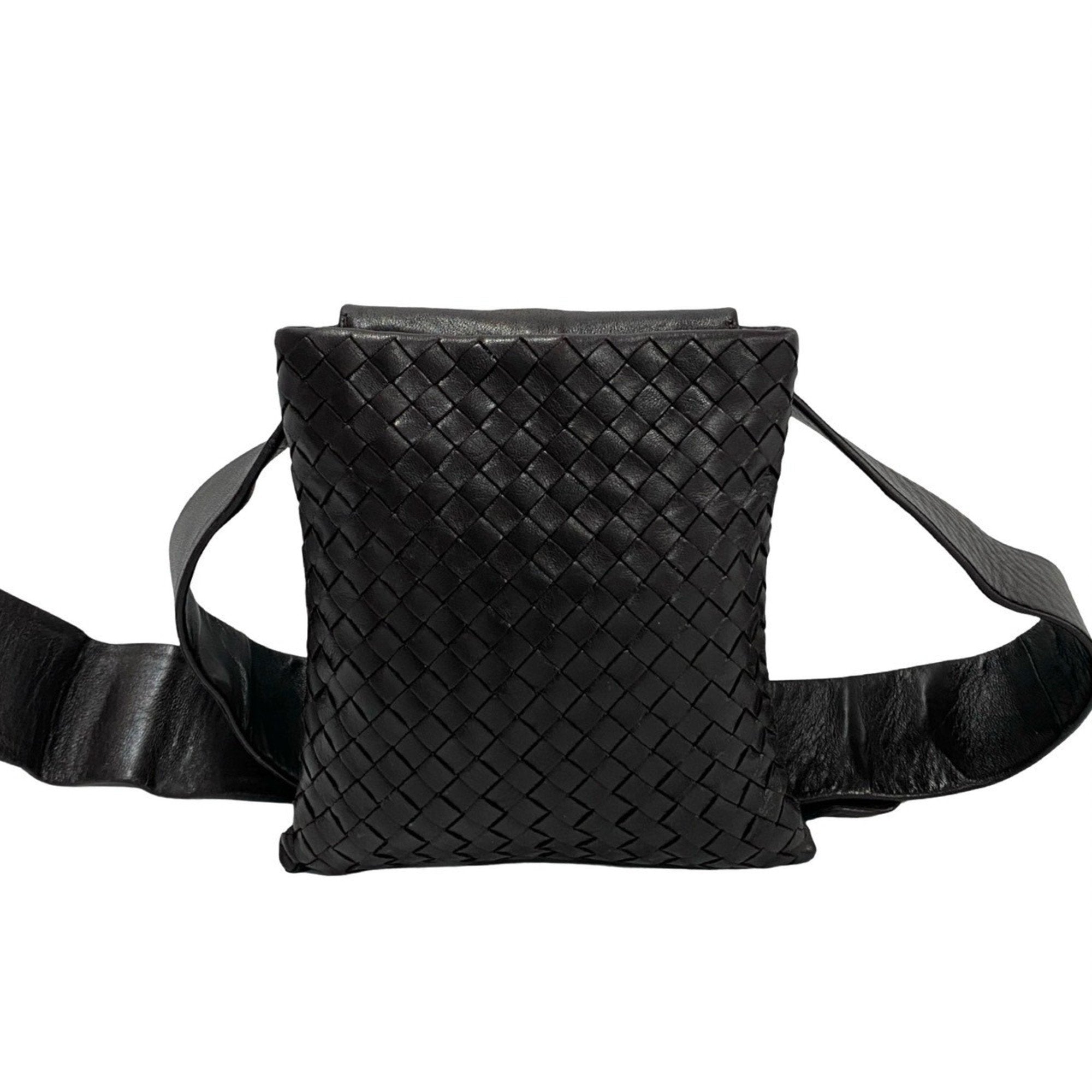 Virgule Shoulder Bag Intrecciato Nappa Small
