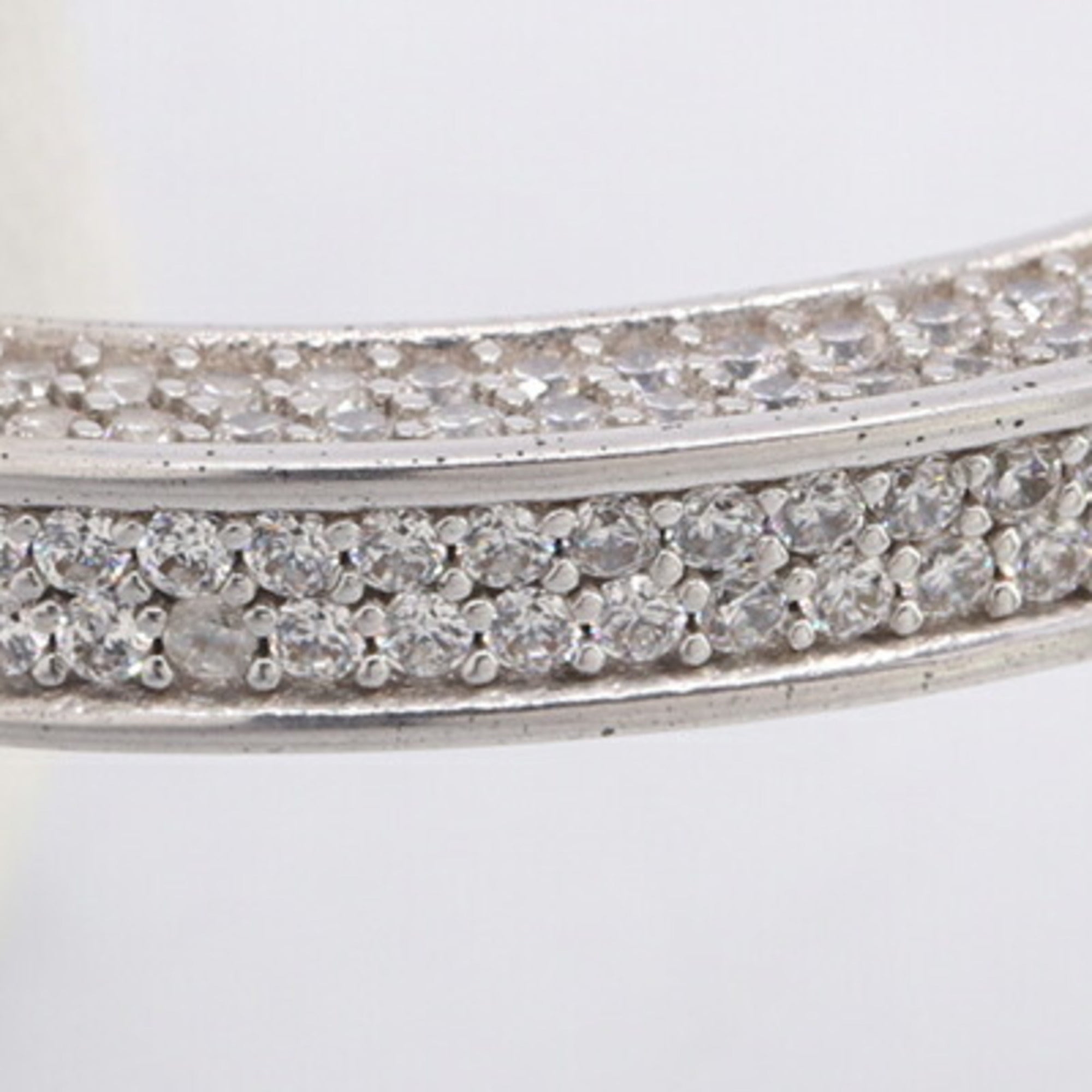 Bangle Bracelet Metal and Rhinestone
