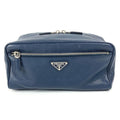Zip Waist Bag Saffiano Leather Small