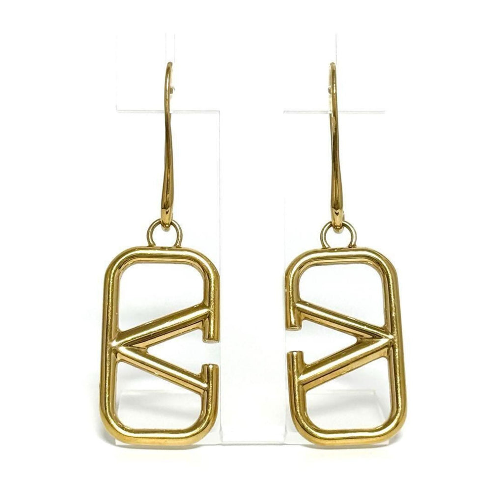 Logo Earrings Metal