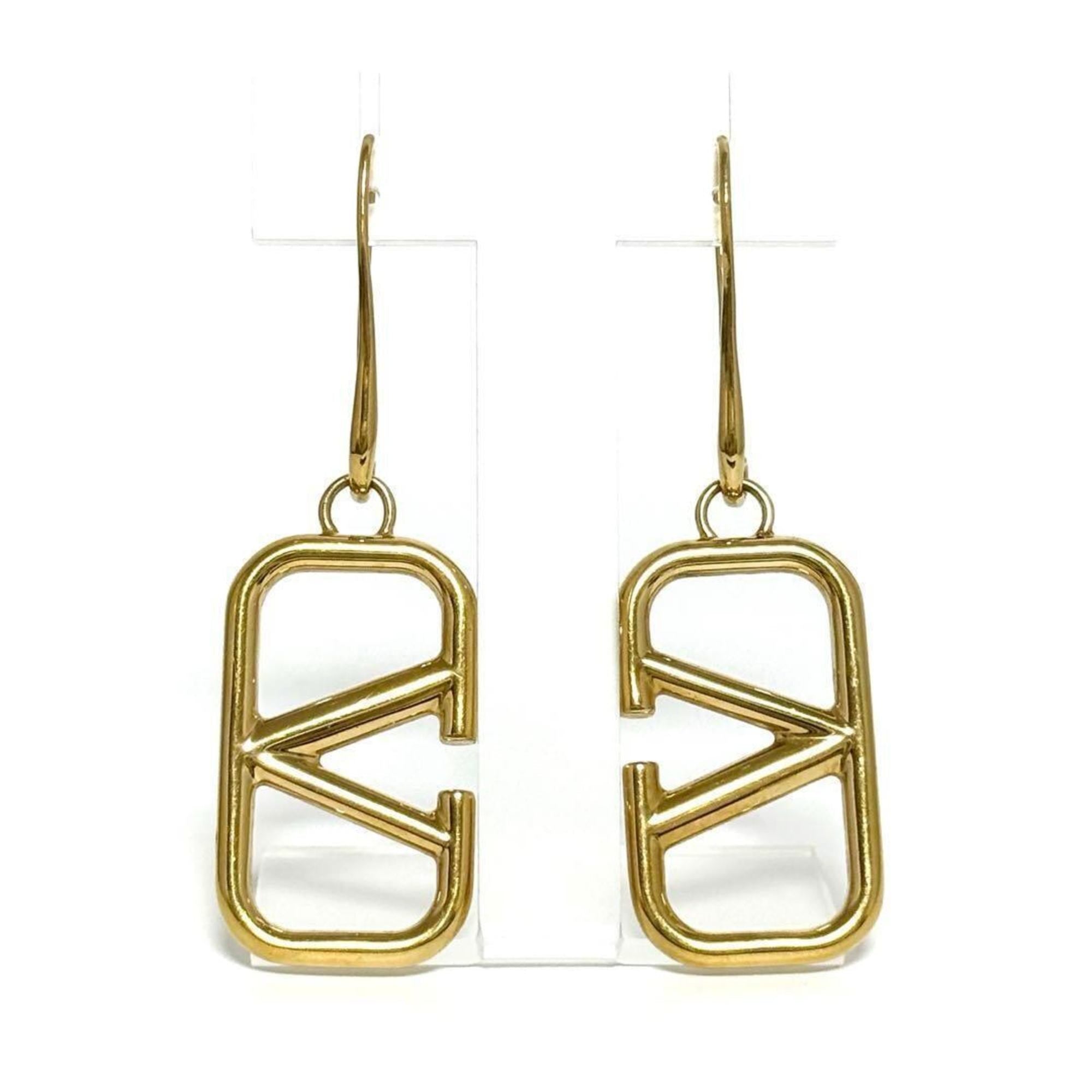 Logo Earrings Metal