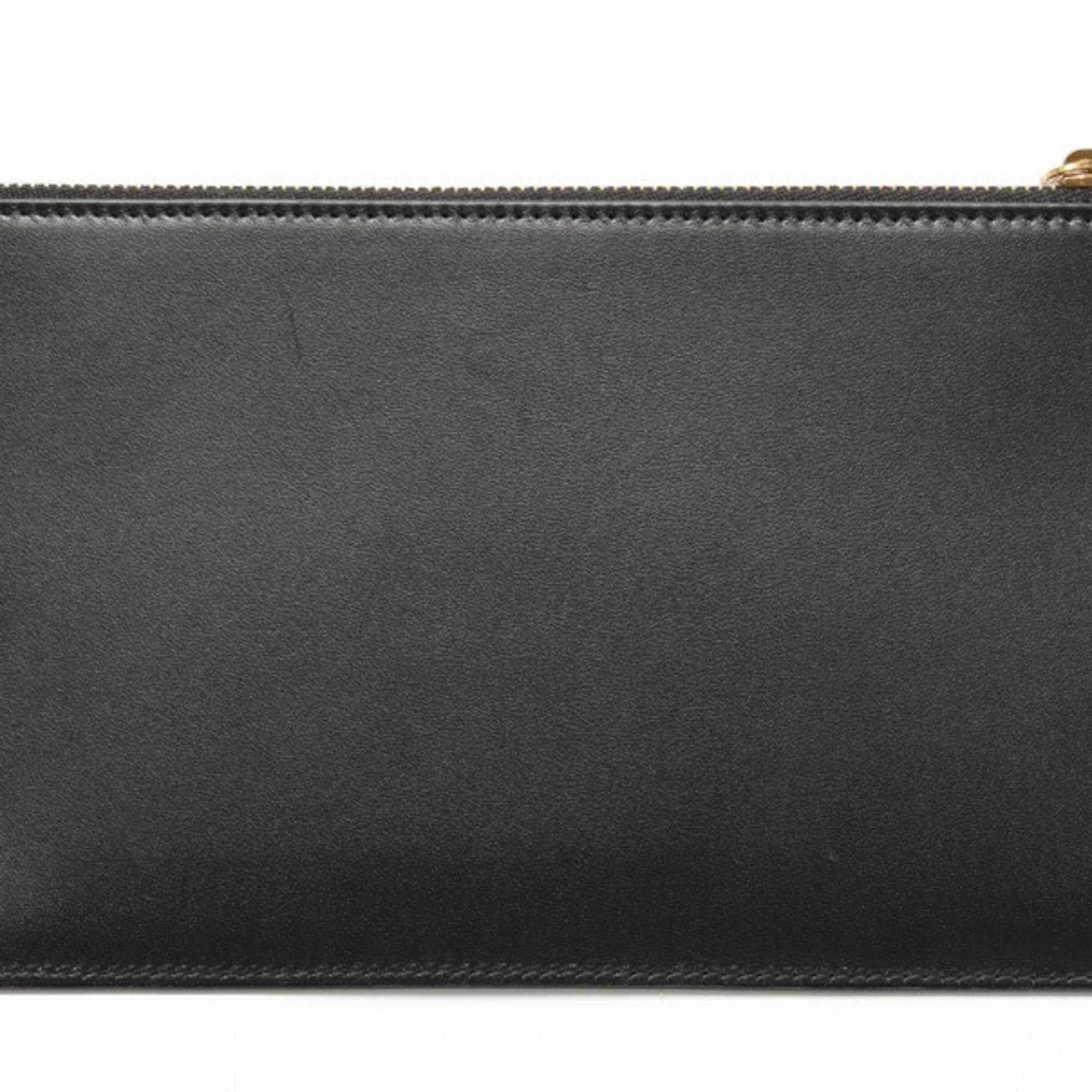 Classic Monogram Wallet on Chain Leather