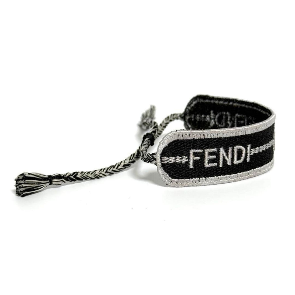Bracelet Canvas Black and Silver