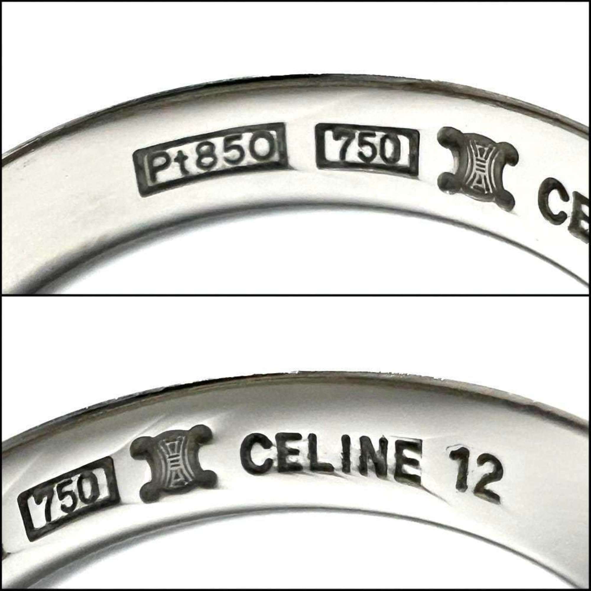 Band Ring Platinum and 18K Yellow Gold