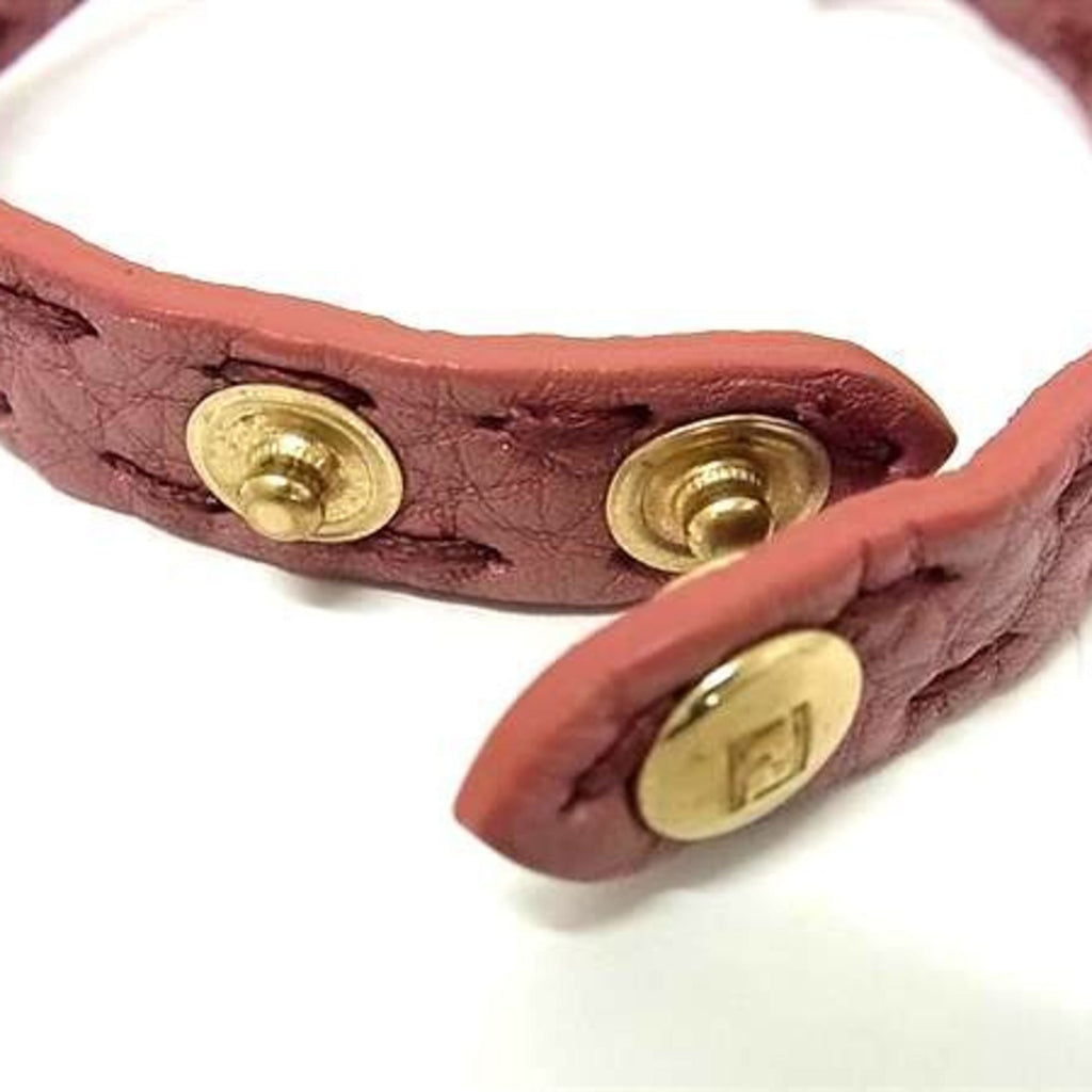 Bracelet Leather and Pink Gold
