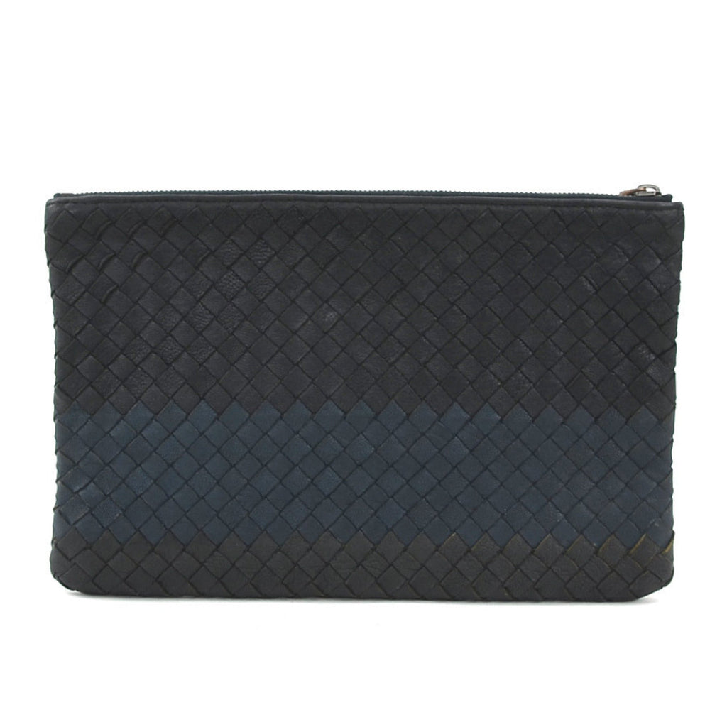 Fold Over Turnlock Clutch Intrecciato Nappa